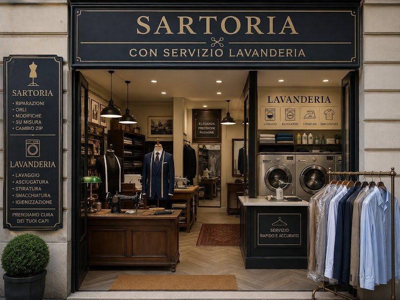 SARTORIA con servizio di lavanderia